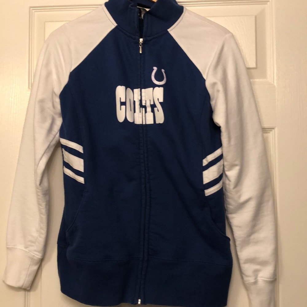 Indianapolis Colts NFL women’s track jacket, large